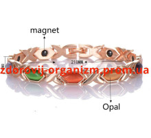 Турмаліновий магнітний браслет самоцвіт 3в1 Вековий Схід