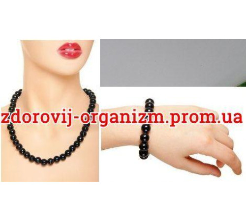 Набір прикрас з турмаліном Хао Ган (Паси та браслет) HaoGang