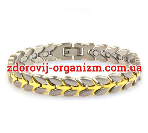 Браслет магнітний і покриттям із золота Колосок Схід