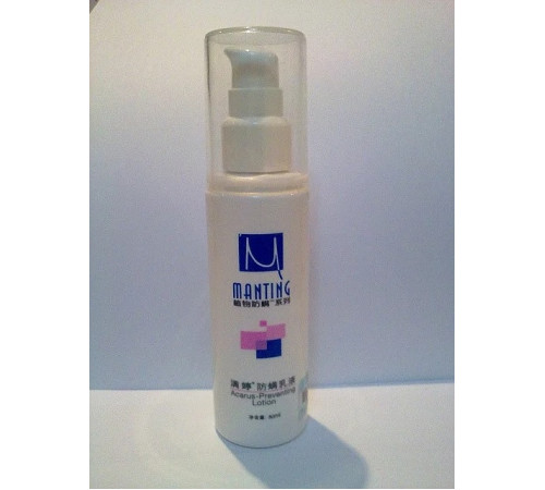 МАНТИНГ лосьйон захищає від проникнення кліща-демодексу.