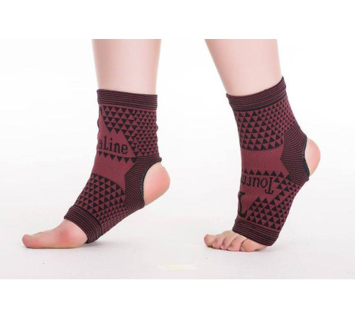 Бандаж на гомілковостоп (турмалінова накладка на гомілковостоп еластичний, пара) Вековий Схід