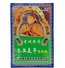 Знеболювальний пластир із кордицепсом у разі артритів, спондилітів, у разі м'язових і суглобових болів 8 шт./пач.