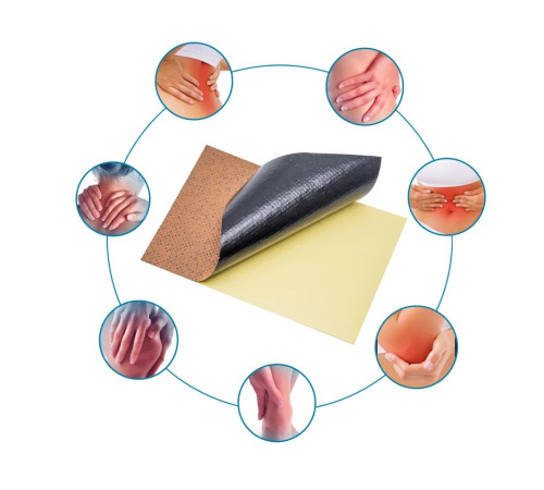 Пластир від болю в колінних суглобах турмаліновий 6 штук