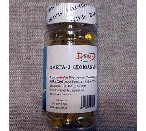 Омега-3 — 60 капсул ДоЮань Вековий Схід
