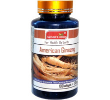 Американський женьшень, Гінкго 500 мг, 100 капсул