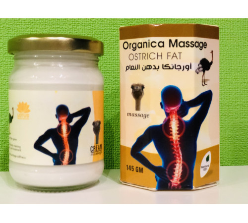 Мазь від болю в спині з кісток страуса Organica