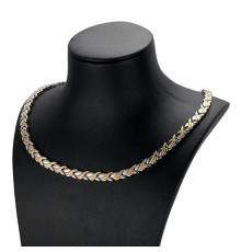 Турмалінове магнітне намисто Лілія 4в1 Вековий Схід