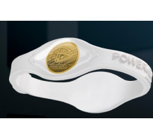 Браслет Power Balance із золотою голограмою турмаліновою Gold Hologram Silicone Wristband