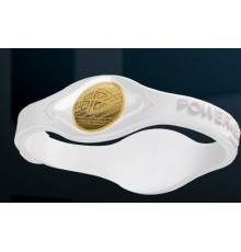 Браслет Power Balance із золотою голограмою турмаліновою Gold Hologram Silicone Wristband