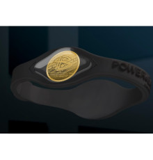 Браслет Power Balanceс золотий голограмовий турмаліновий Gold