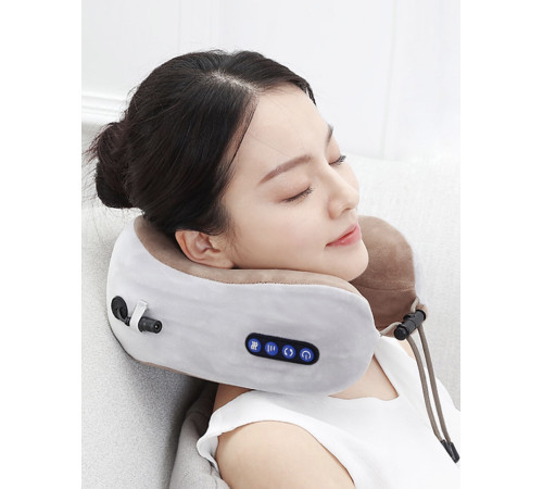 Електричний турмаліновий масажер подушка для шиї u-подібна подушка
