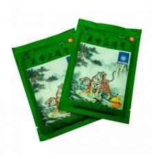 Пластир Зелений Тигр проти болю в суглобах ломота судоми, артрит ревматизму 1уп. 10 шт.