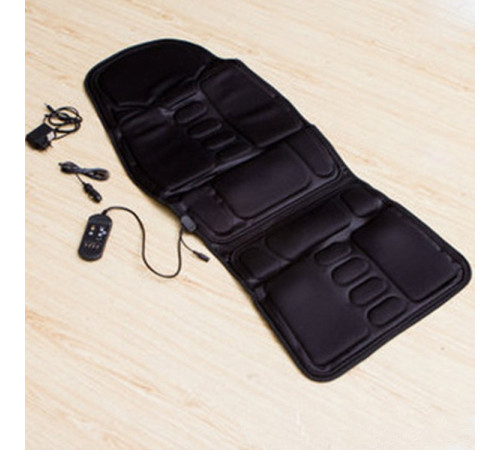 Накидка на сидіння масажна, вібромасаж, підігрівання попереку для дому та авто