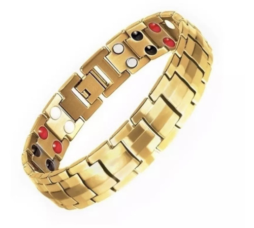 Браслет магнітно-турмалиновый з германієм (4в1) 21см