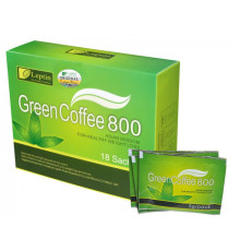 Зелена Розчинна Кава для зниження ваги з L-карнітином і чайним поліфенолом 18 шт.