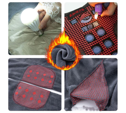 Зимова терапевтична піжама з турмаліном і біофотонами