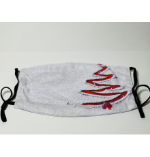 Турмалінова Новорічна захисна маска з ялинкою