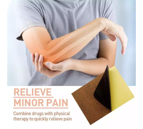 Знеболювальний Пластир Кордицепс із турмаліном від болю в суглобах