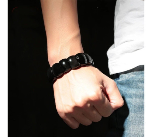 Браслет Б'янішені з чорного нефриту Тибет