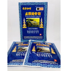 Турмаліновий пластир із термомагнітним ефектом знеболювальний Тибет 6 шт.