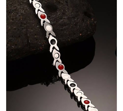 Турмаліновий позолочений браслет Лілія Vinterly з магнітами, германієм інфрачервоний ІЧ 4В1