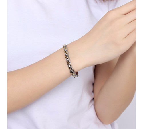 Турмаліновий позолочений браслет Лілія Vinterly з магнітами, германієм інфрачервоний ІЧ 4В1