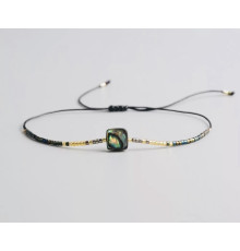 Браслет із перламутром Heren Pearl з острова Хайнань ручної роботи квадратний