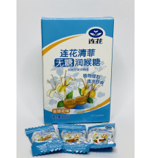 Льодяники для горла проти вірусної інфекції, знеболювальні без цукру Ляньхуа Цинфей