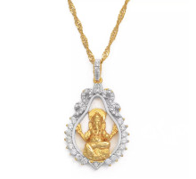 Золота підвіска Ганеша з Храму Багатства