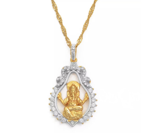 Золота підвіска Ганеша з Храму Багатства