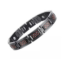Турмаліновий браслет чорний інфрачервоний промінь