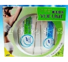 Крем під час депіляції + зволожувальний крем Вековий Схід 999 Три дев'ятки