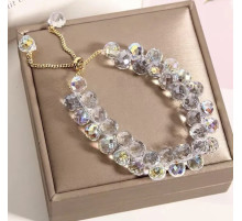 Браслет із гірського кристала гранованого Імператорська Аврора дарує нескінченне багатство та мудрість від Ліліан