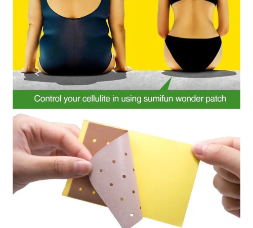 Турмаліновий пластир для зниження та спалювання жиру 10 штук