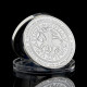 Срібна монета масонська червоних лицарів тамплієрів перемога, відвага та фінанси