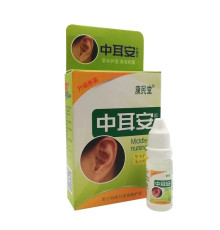 Китайські Вушні краплі антибактеріальні від отиту та запалення вуха, від закладеності