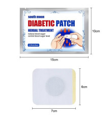 Трав'яний китайський пластир від цукрового діабету Diabetic Patch 12 шт.