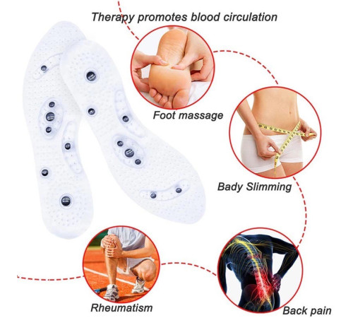 Турмалінові ортопедичні устілки масажні рефлексотерапія