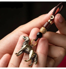 Брелок Грошова Собака для багатства та процвітання