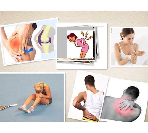 Пластир Тигровий Мускусний турмаліновий від ревматизму, від болю в суглобах Тигр Золотий Зелений