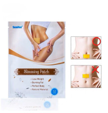 Турмаліновий пластир для зниження ваги над жиром спалювання Slimming patch 12 штук