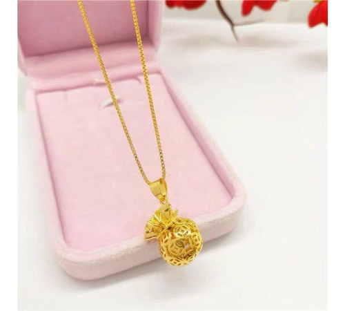 Золота підвіска Мішок Багатства з конюшиною містичним вузлом для удачі та процвітання