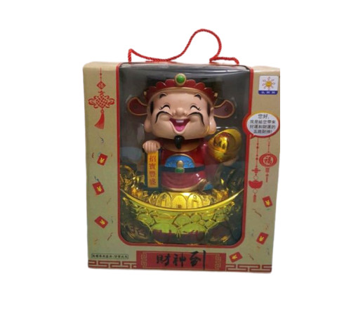 Бог Багатства на злитці великий 30*28 см для Багатства та процвітання на сонячних батареях