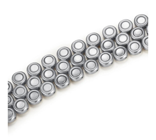 Турмаліновий магнітний браслет для здоров'я, нормалізація тиску та імунітет 4в1 позолота 18 каратів