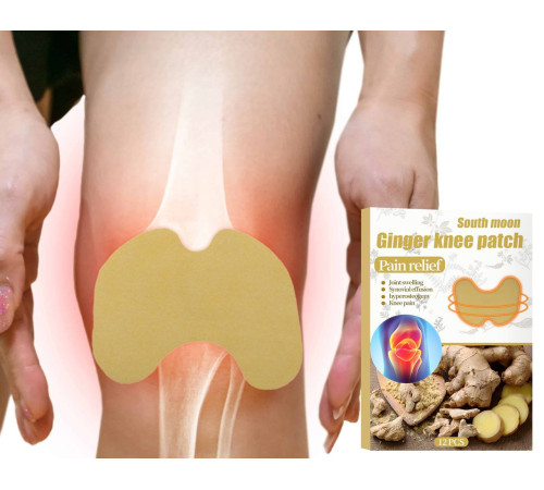 Ортопедичний турмаліновий пластир, що зігріває знеболювальний з Імбиром 12 штук