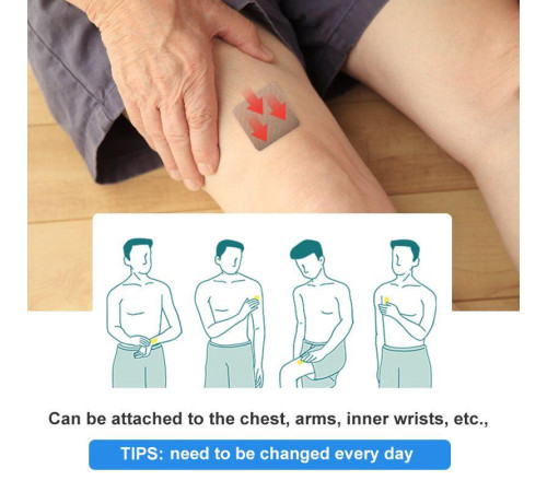 Антинікотиновий пластир турмаліновий Stop Smoking від куріння легкий спосіб кинути курити 5 штук