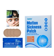 Турмаліновий магнітний пластир від шуму у вухах, від заколисування, від морського хворі 5 шт Вековий Схід