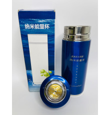 Турмаліновий Стакан із Біофотонами для структурування води синій із драконом для удачі та здоров'я