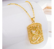 Золота підвіска Сузіря Зеленого Дракона для успіху Удача та правильний вибір часу 9 період