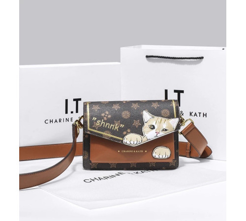 Брендова Сумка з Чотирилисним Клевером і Щасливий Кіт Манекі для Подвійної удачі